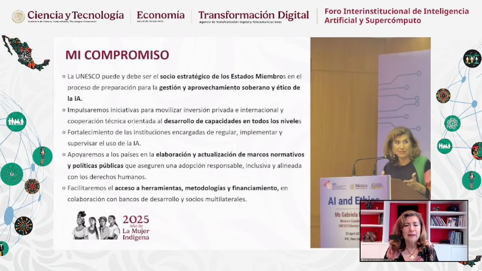 Compromiso de Gabriela Ramos con la UNESCO y la IA