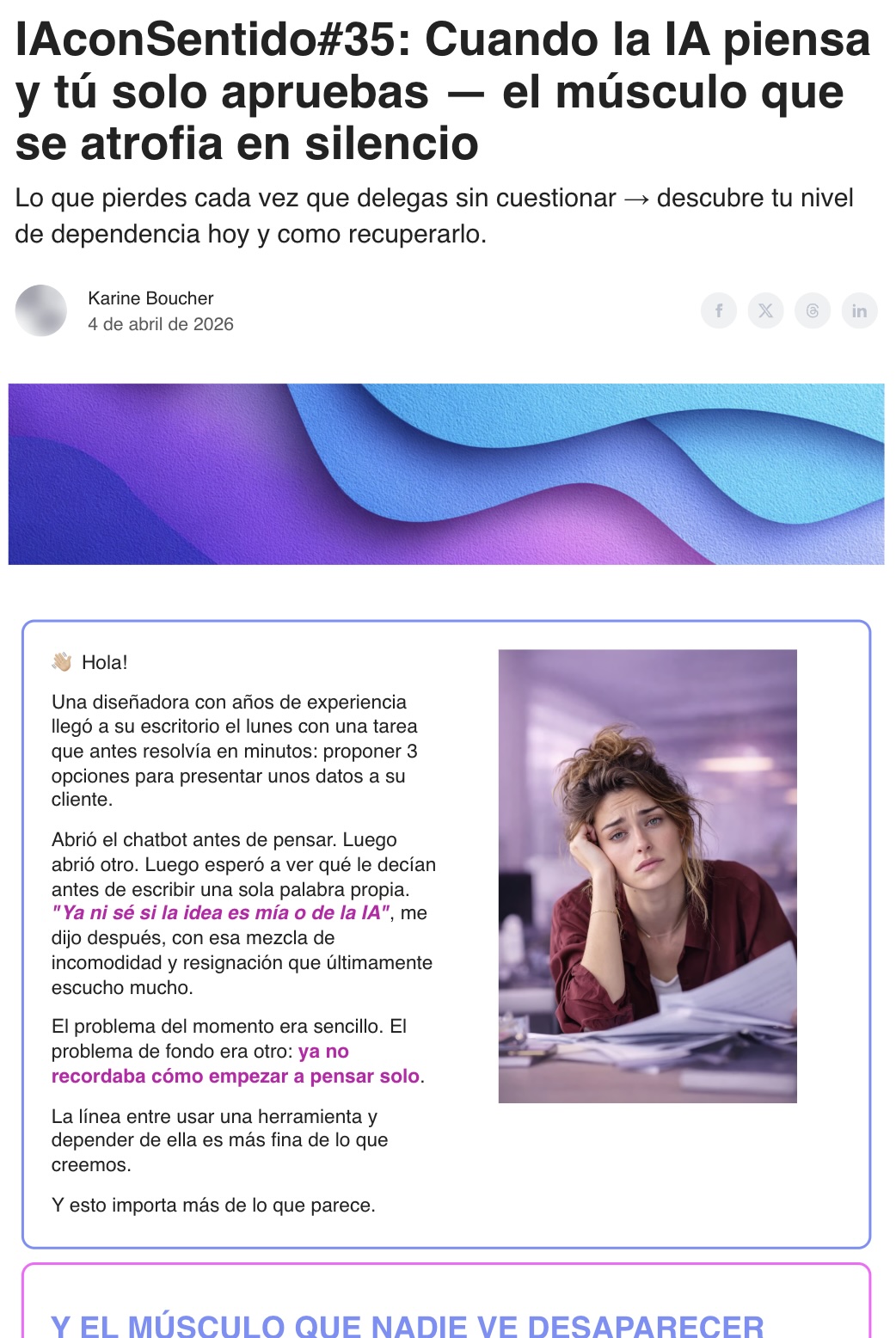 Recursos de IA responsable — IAConSentido, método SENSE de Karine Boucher