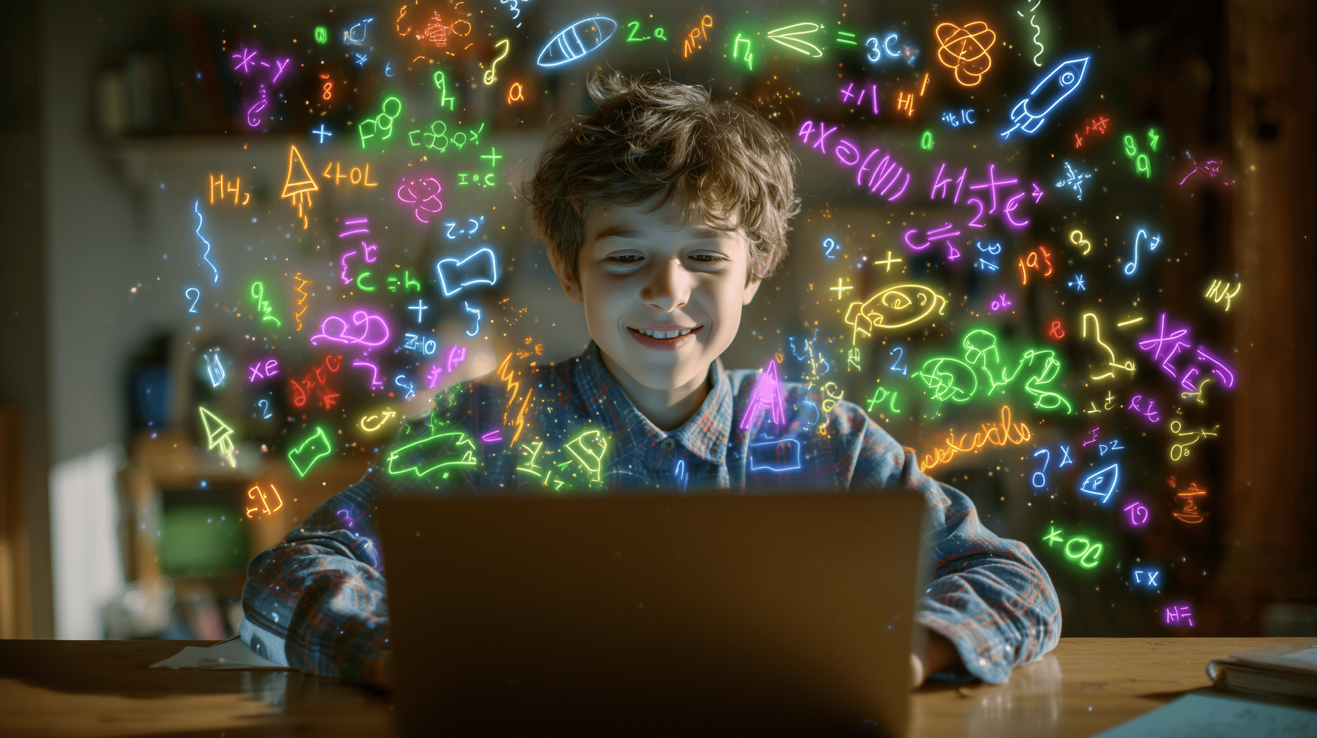 Adolescente con un teléfono en la mano en su cuarto por la noche, con la pantalla iluminando su rostro, representando una conversación privada con una inteligencia artificial