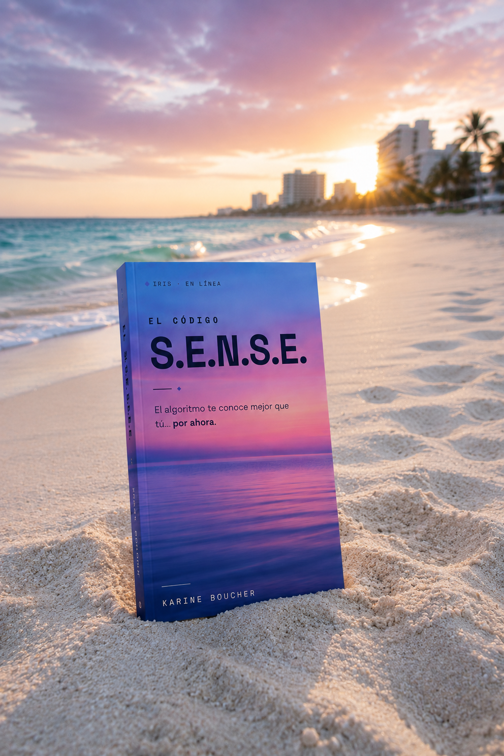 Portada El Código S.E.N.S.E. — thriller educativo sobre IA de Karine Boucher